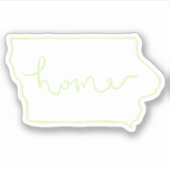 Iowa "Home" Sticker (Voorkant)