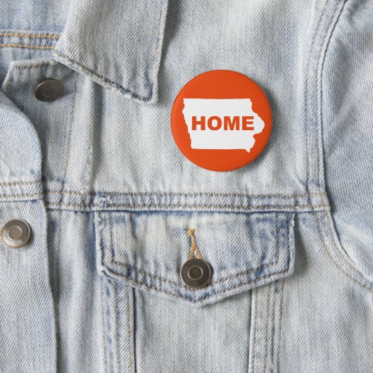 Iowa Home weg van de Button Badge Pin (In situ)
