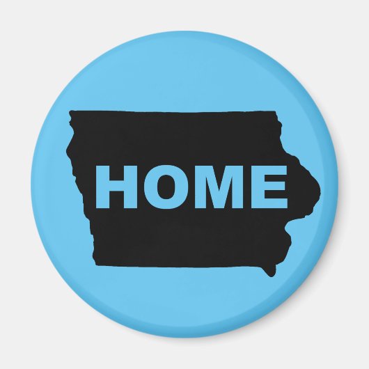 Iowa Home weg van State Fridge Magnet (Voorkant)