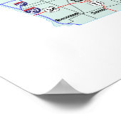 Iowa Interstate Map Print (Hoek)