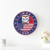 Iowa, Iowa sticker, tas, klok (Huis)