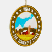 Iowa Keramisch Ornament (Rechts)