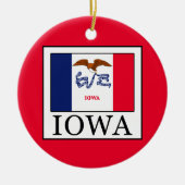 Iowa Keramisch Ornament (Voorkant)