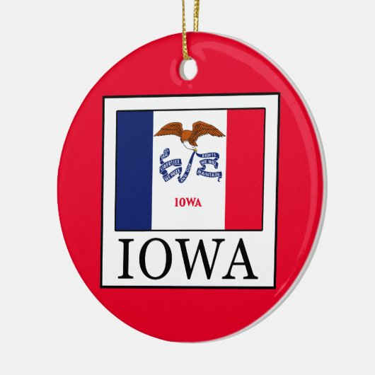 Iowa Keramisch Ornament (Links)