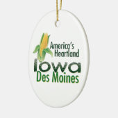 IOWA KERAMISCH ORNAMENT (Links)