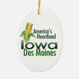 IOWA KERAMISCH ORNAMENT