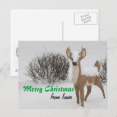 Iowa Kerst Feestdagenkaart (Voorkant / Achterkant)