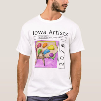 Iowa Kunstenaar T-shirt