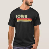 IOWA LA LOUISIANA Funny City Home Roots Gift Retro T-shirt (Voorkant)
