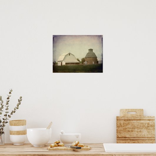 Iowa-landbouw Poster (Keuken)