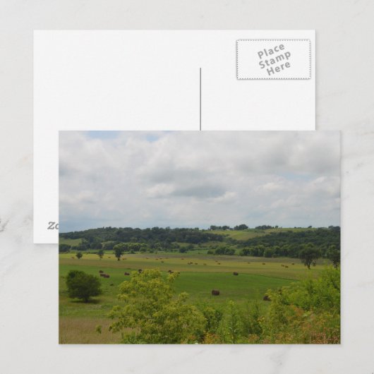 Iowa Landscape Briefkaart (Voorkant / Achterkant)