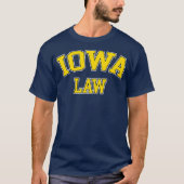 Iowa Law Iowa Bar Afstuderen Gift Lawyer College T-shirt (Voorkant)