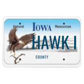 Iowa License Bord Flexible Magneet (Horizontaal)