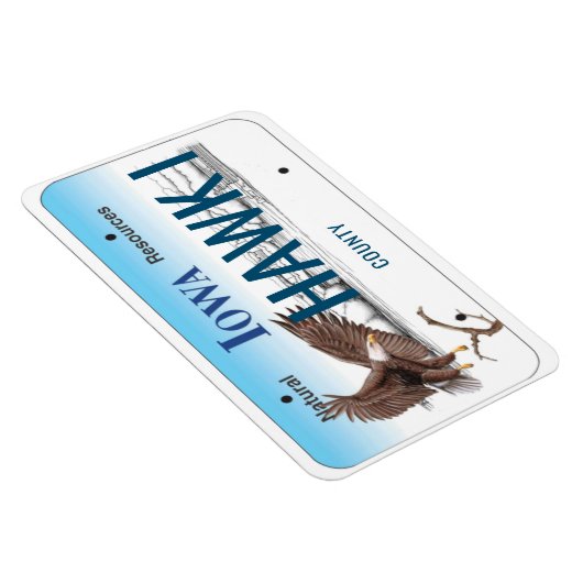 Iowa License Bord Flexible Magneet (Rechterzijde)