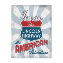 Iowa Lincoln Highway  America