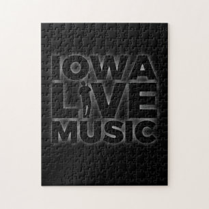 Iowa Live Music Guitar Player Gift Legpuzzel