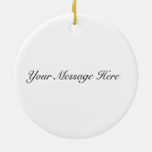 Iowa Map - Zwarte en Witte Modern Iowa Map Keramisch Ornament (Achterkant)