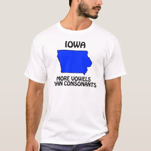 Iowa - Meer Klinkers Dan Medeklinkers T-shirt
