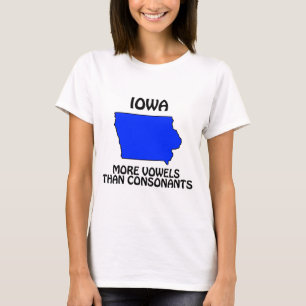 Iowa - Meer Klinkers Dan Medeklinkers T-shirt