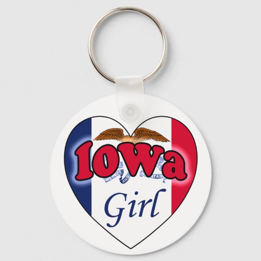 Iowa Meisje Sleutelhanger (Voorkant)