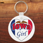Iowa Meisje Sleutelhanger (Voorkant)