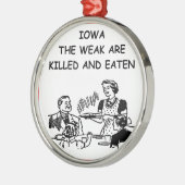 IOWA METALEN ORNAMENT (Links)