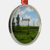 Iowa Metalen Ornament (Rechts)