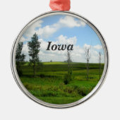 Iowa Metalen Ornament (Voorkant)