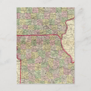 Iowa, Missouri Briefkaart