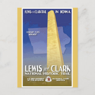 Iowa Monument National Travel Briefkaart