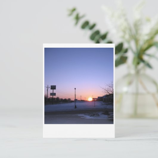 Iowa Morning Briefkaart (Staand voorkant)