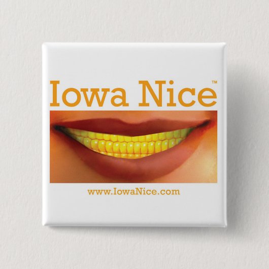 Iowa Nice Button (Voorkant)