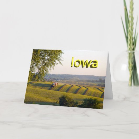 Iowa Note Kaart (Voorkant)