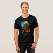 Iowa “Our Liberties We Prize” T-Shirt... Tri-Blend Shirt (Voorkant volledig)
