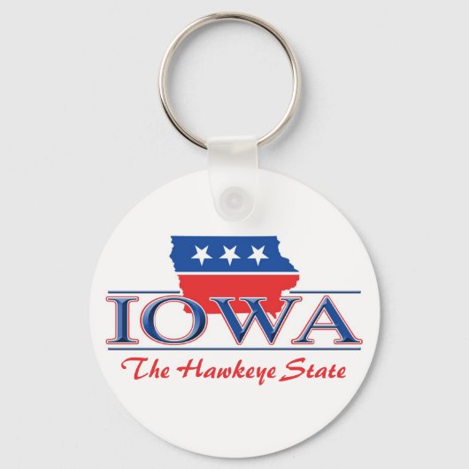 Iowa Patriotic Sleutelhanger (Voorkant)