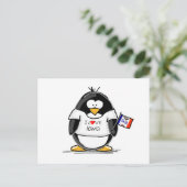 Iowa Penguin Briefkaart (Staand voorkant)