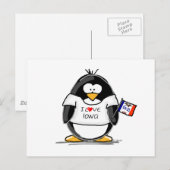 Iowa Penguin Briefkaart (Voorkant / Achterkant)