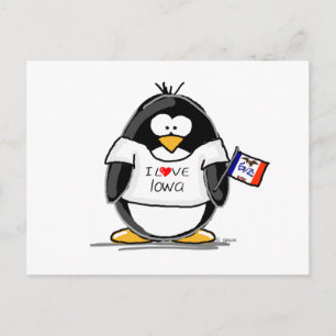 Iowa Penguin Briefkaart