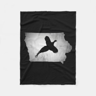 Iowa Pheasant Hunting Fleece Deken