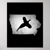 Iowa Pheasant Hunting Poster (Voorkant)