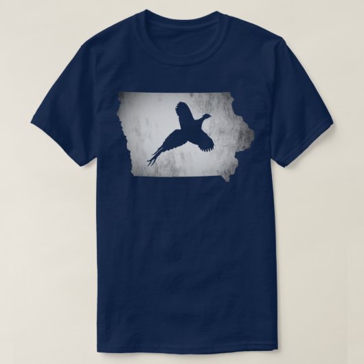 Iowa Pheasant Hunting T-shirt (Design voorkant)