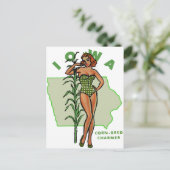 Iowa Pinup Briefkaart (Staand voorkant)
