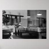 Iowa Pool Hall, 1940 Poster (Voorkant)