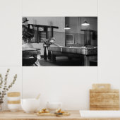 Iowa Pool Hall, 1940 Poster (Keuken)