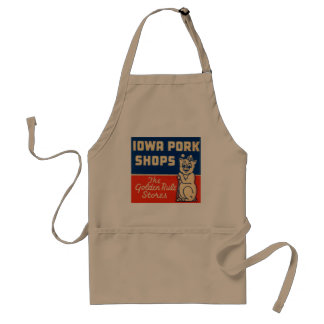  Iowa Pork Shop Pig Chef's Cooking Apron Standaard Schort