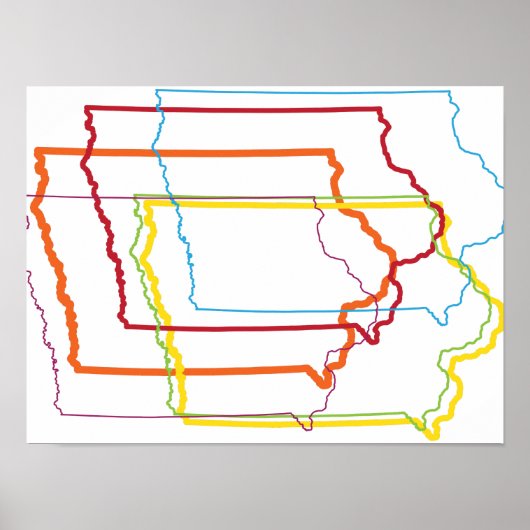iowa pride blur poster (Voorkant)