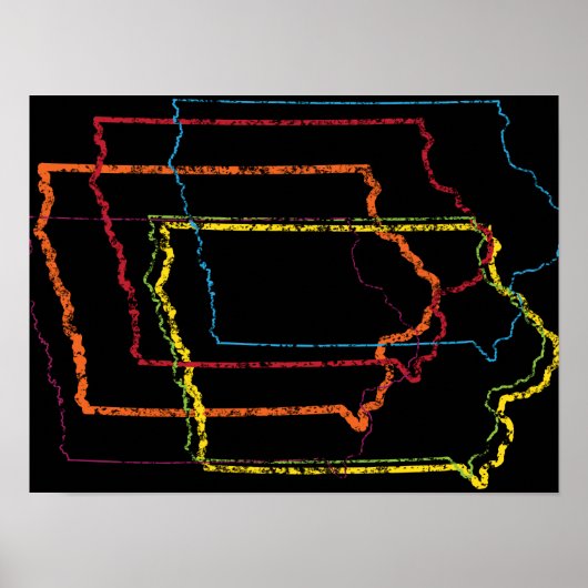 iowa pride blur poster (Voorkant)