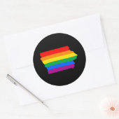 IOWA PRIDE - png.nl Ronde Sticker (Envelop)