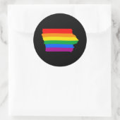 IOWA PRIDE - png.nl Ronde Sticker (Tas)