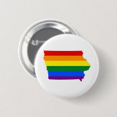 Iowa Pride Ronde Button 5,7 Cm (Voorkant /achterkant)